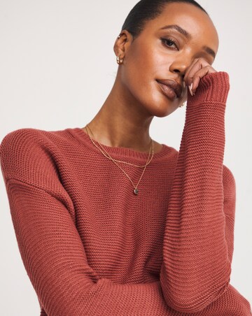 Cinnamon Curved Hem Tunic