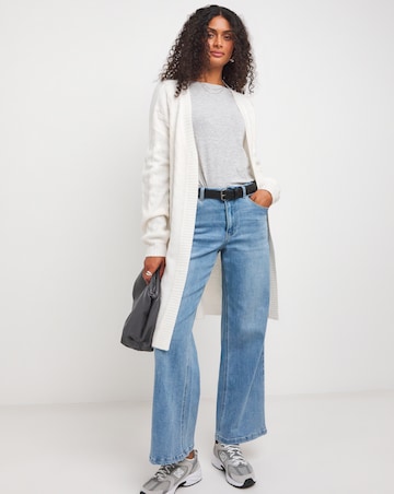 Belted Cable Cardigan