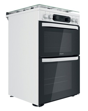 Hotpoint HDM67G0CCW/UK 60cm Gas Double Cooker + INSTALLATION