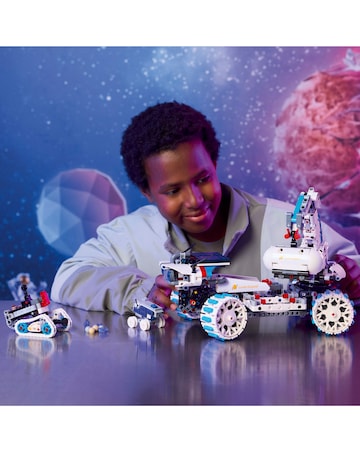 LEGO Technic Lunar Outpost Moon Rover Space Vehicle, STEM Toy 42211