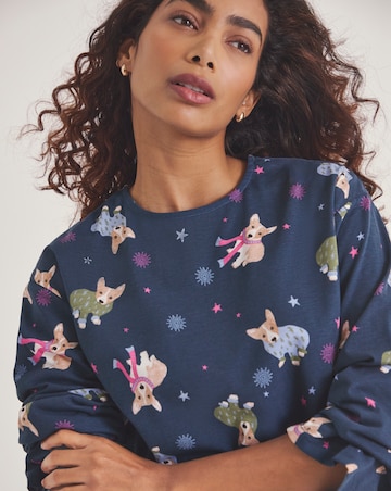 Simply Be (2 Pack) Christmas Dog Print Value Pyjama Set