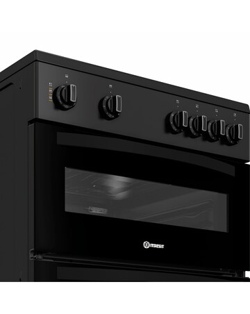 Indesit ITE6VMB 60cm Electric Twin Cooker with Ceramic Hob - Black Installation