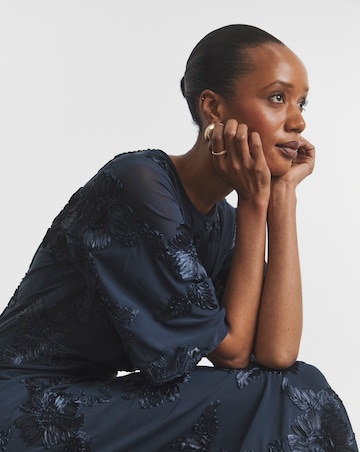 Joanna Hope MAGISCULPT Textured Mesh Dress