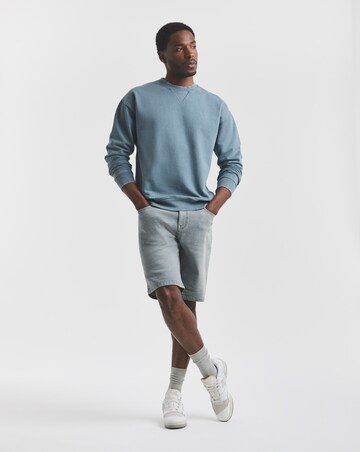 Union Garment Dyed Crew Sweatshirt- Blue