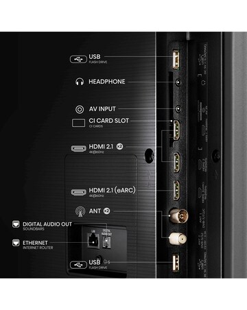 Hisense 55in 55U6NQTUK Smart 4K UHD HDR Mini-LED TV with Amazon Alexa