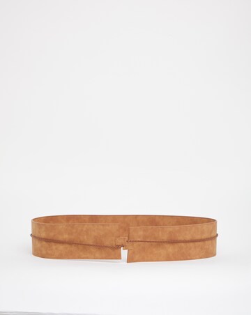 Tan Tassle Tie Waist Belt