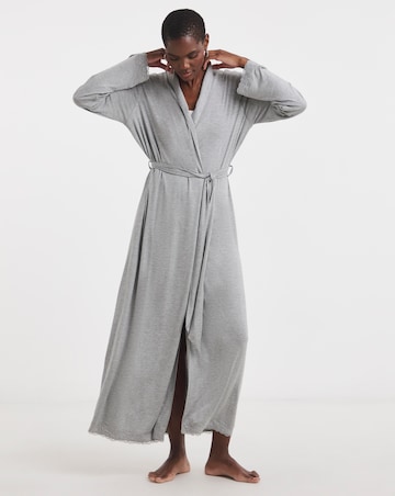 Pretty Secrets Cool Stretch Lace Maxi Dressing Gown