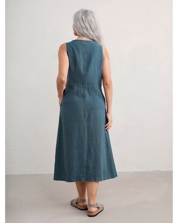 Seasalt Cornwall Sleeveless Grass Wave Dress