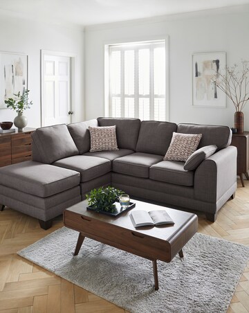 Hilliard Fabric Left Hand Corner Sofa