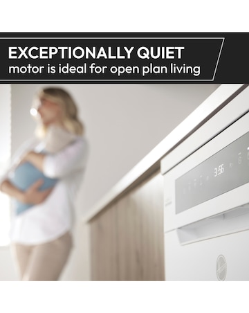 Hoover H-Dish 500 HF4B7F0W-80 14 Place Full Size WiFi Dishwasher White Install