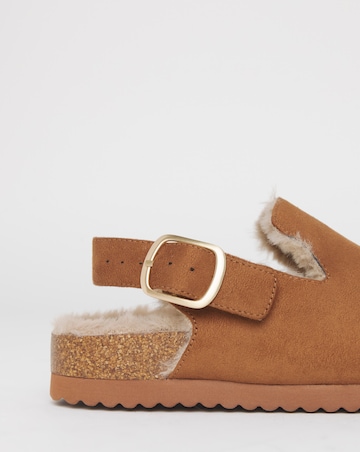 Floss Fluffy Mule Slippers - Extra Wide Fit (EEE)