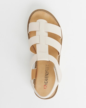 Heavenly Feet Nature Fisherman Sandals Ex Wide Fit