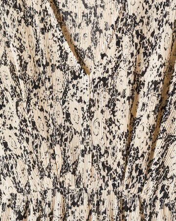 Mango Pomo V Neck Midi Dress