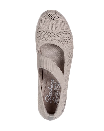 Skechers Knit Mary Jane Shoe Standard Fit