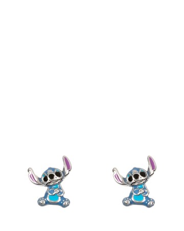 Lilo & Stitch Sterling Silver Stitch Stud Earrings