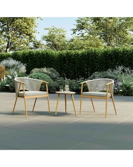 Charles Bentley Rope Weave Bistro Set