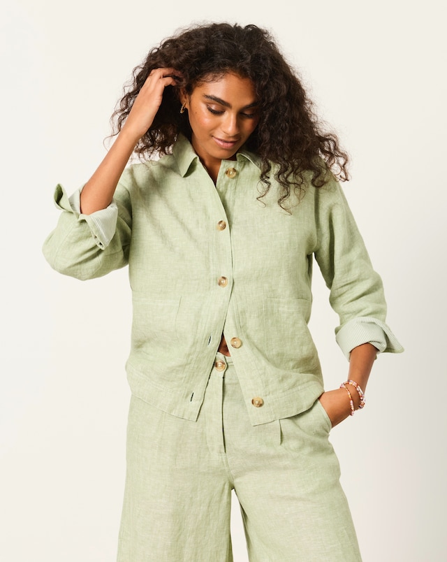 FatFace Darcy Linen Jacket
