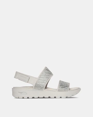 Skechers Rhinestones Foamies Arch Support Sandals Standard Fit