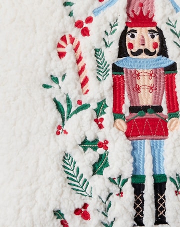 Fleece Nutcracker Cushion