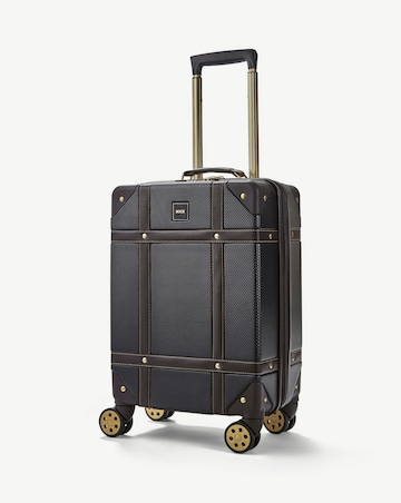 Rock Vintage Cabin Suitcase - Black