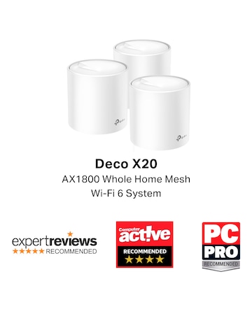 TP-Link Deco AX1800 Whole-Home Mesh Wi-Fi 6 System - 3 Pack
