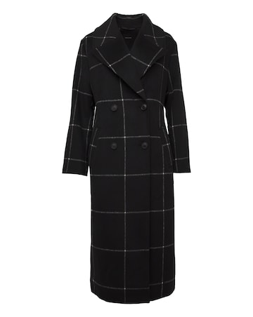 Anthology Black Check Coat