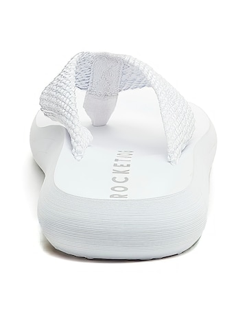 Rocket Dog White Sunset Toe Post Sandals