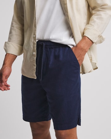 Linen Mix Elasticated Short