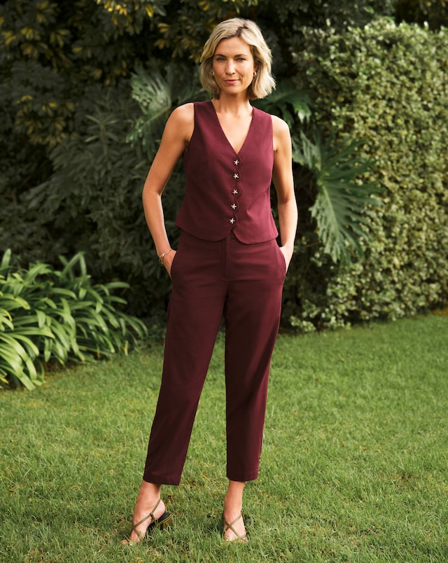 knee length dresses for ladies Pleated Wide Leg Dress Pants for Tall Women in Midnight Green 10 / Extra Tall / Midnight Green