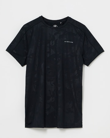 Gym King Debossed Camo T-Shirt