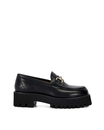 Dune Groundbreaking Chunky Leather Loafer Standard Fit