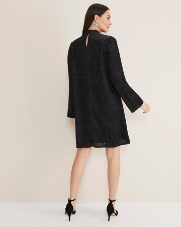 Phase Eight Kirsta Flock Velvet Swing Dress