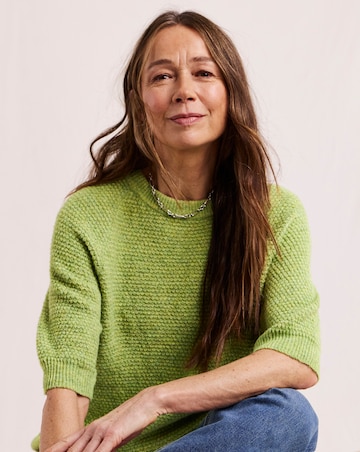 Julipa Short Sleeve Button Back Jumper