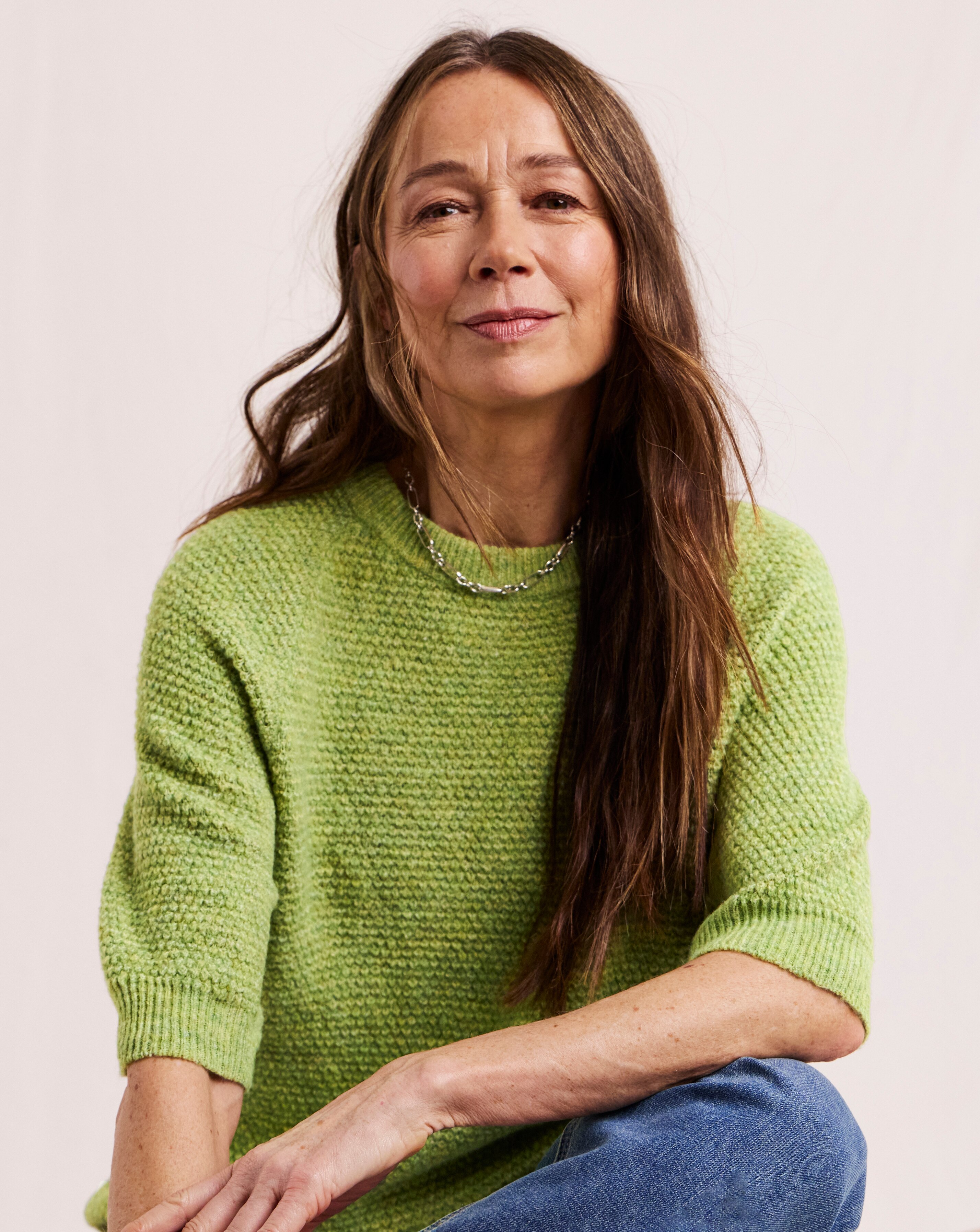 Julipa Short Sleeve Button Back Jumper