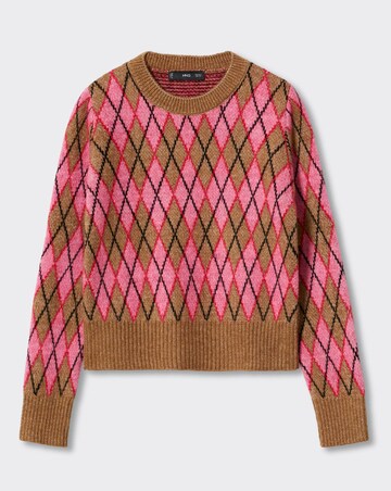 Mango Rhombus Design Sweater
