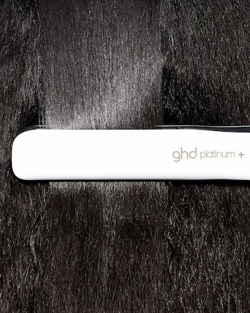 GHD Platinum+ Hair Straightener in White