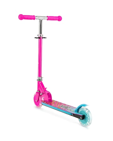 XOOTZ Wild Rider LED Scooter - Pink Leopard