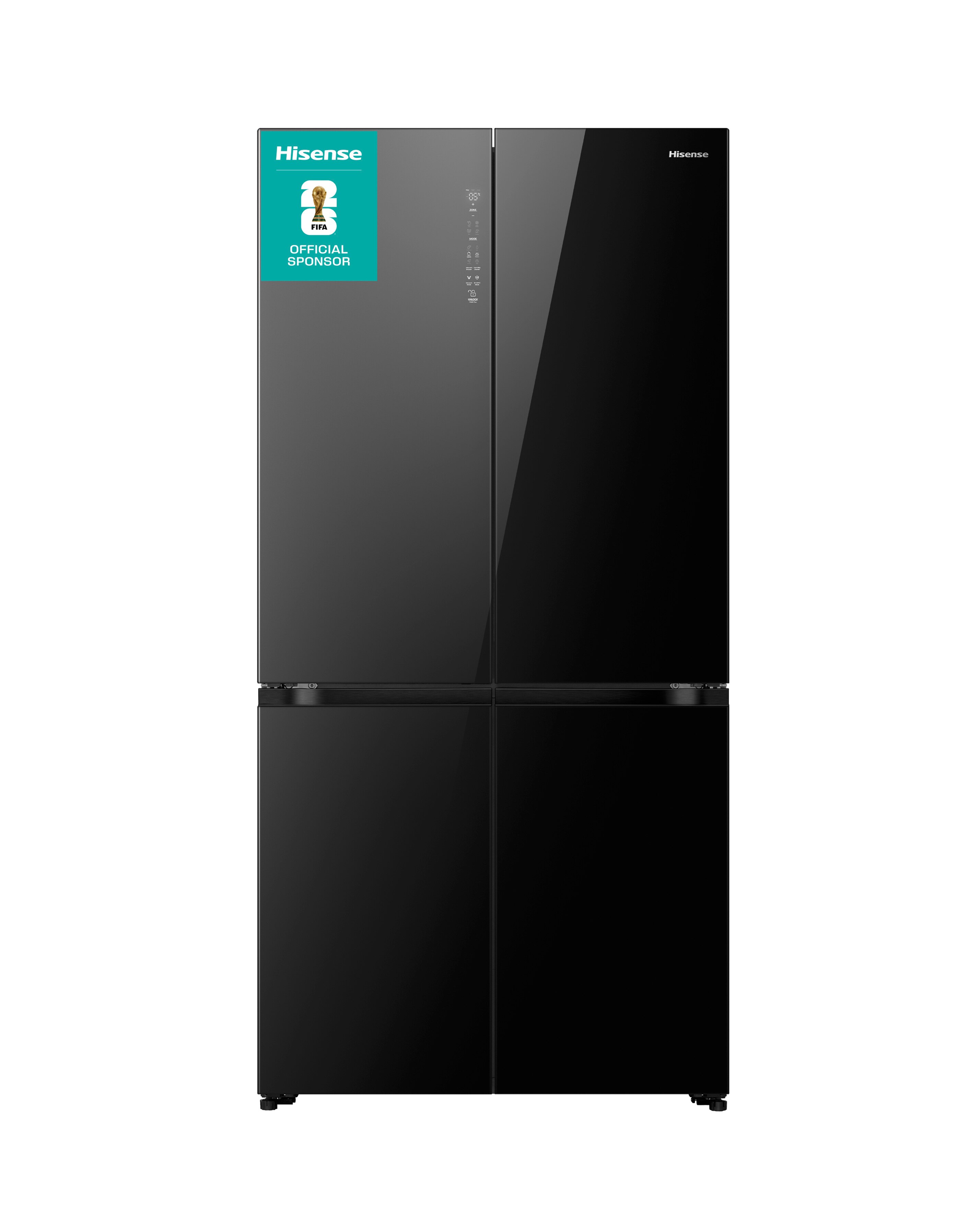 Hisense KitchenFit RQ768N4GBE Multi-Door Fridge Freezer - Black