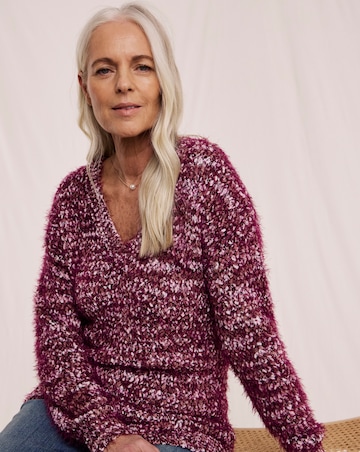 Julipa V Neck Popcorn Jumper