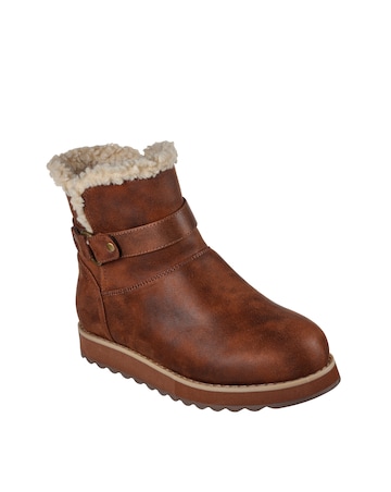 Skechers Chocolate Keepsake Boots -Wide Fit (E)