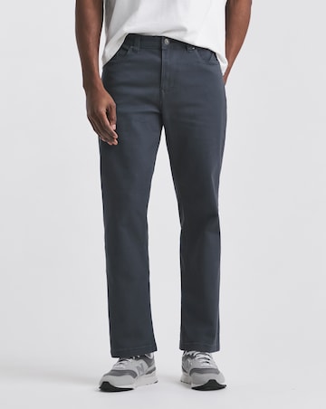 Union Blue Loose Fit Stretch Gabardine Jean