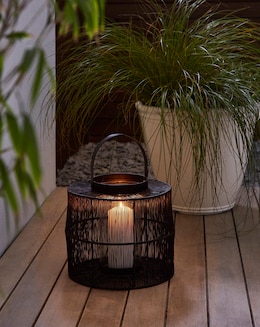 Ivyline Portofino Wirework Lantern H22cm W26cm