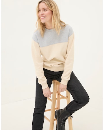 FatFace Colourblock Crew Sweat