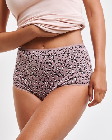 Pretty Secrets 7 Pack Cotton Full Fit Briefs - Animal