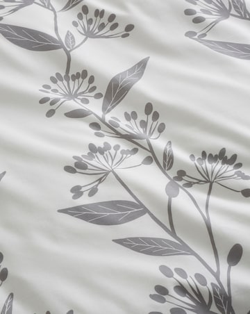 Gray & Osbourn Allium Floral Grey Duvet Set
