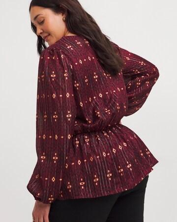 Joe Browns Foil Wrap Top Wine