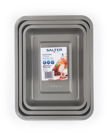 Salter 3 Piece Roaster & Meat Thermometer Bundle