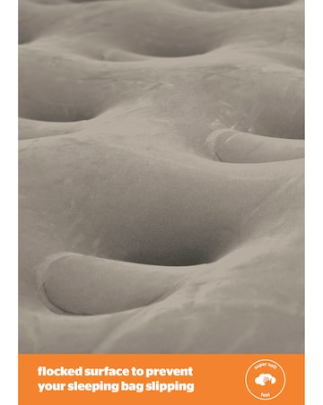 Silentnight Flocked Airbed with Electric Pump - Single