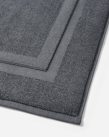 Egyptian Cotton Bath Mat - Anthracite