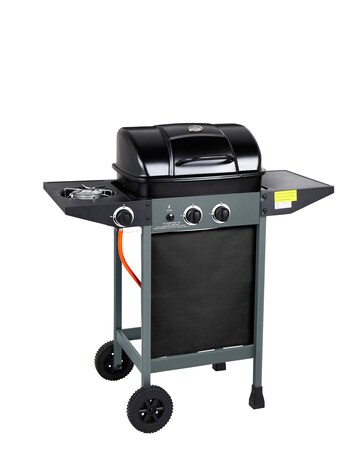 2 Burner Gas BBQ with Side Burner